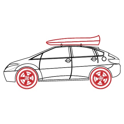 Portaequipajes para carro